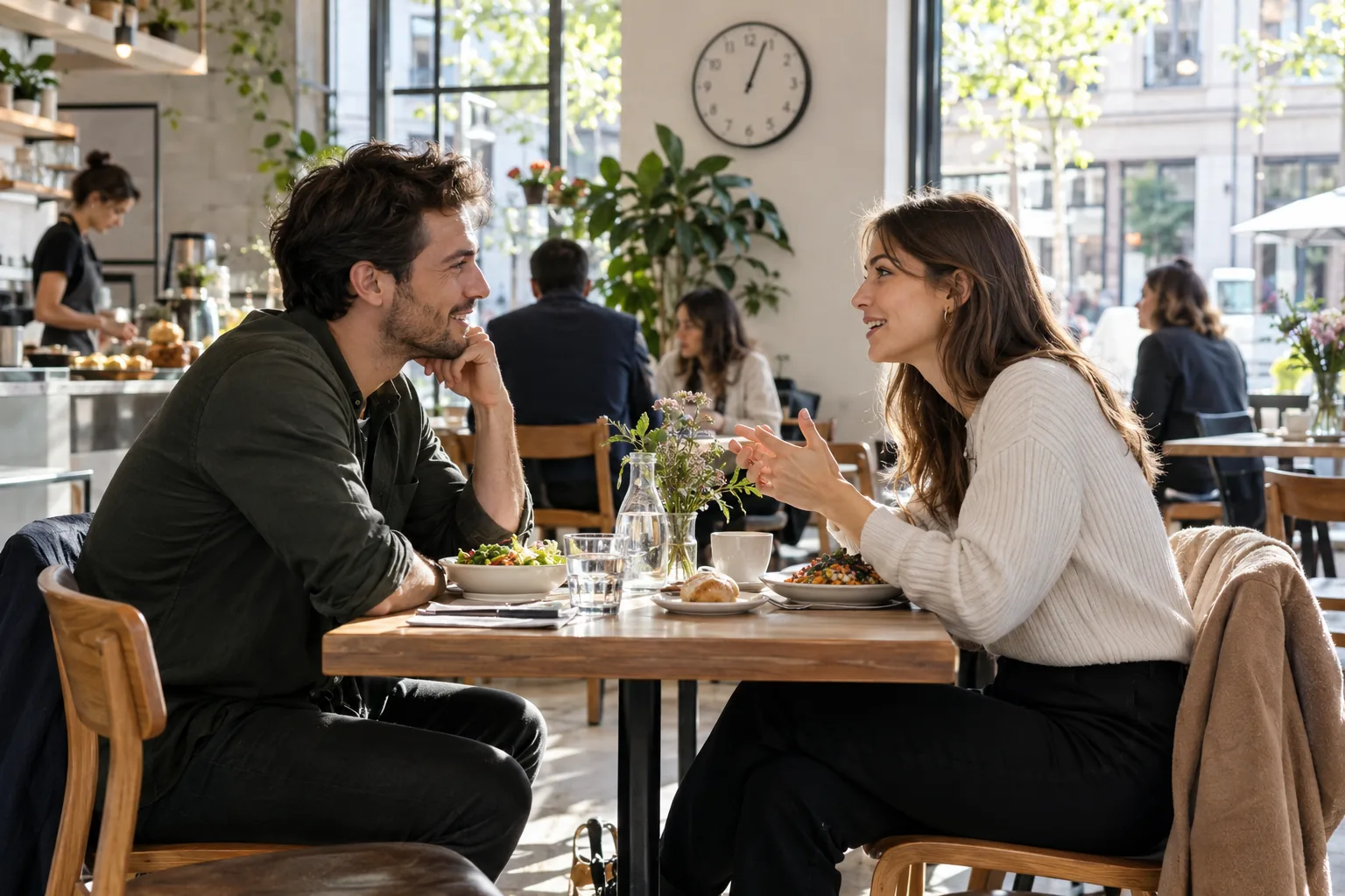 A Lunch-Break First Date: Keep It Clear, Brief and Easy to Leave