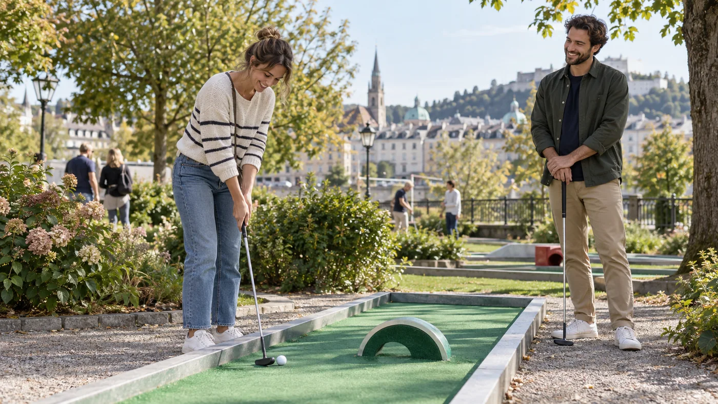 Minigolf beim ersten Date: Gemeinsam spielen statt Punkte zählen
